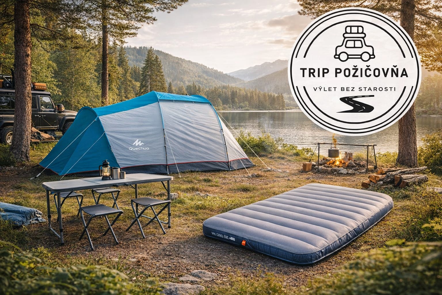 Kempingový set pre 4 osoby